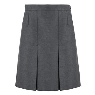 EY KJ35 Std Fit 2 Invert Plt Grey Skirt-GY