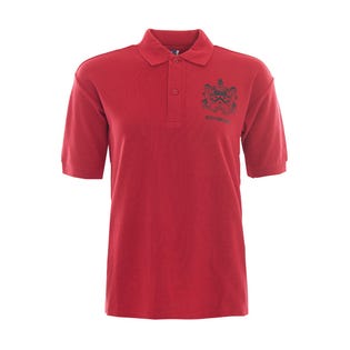 Pates Grammar Red Polo Shirt-CLRE