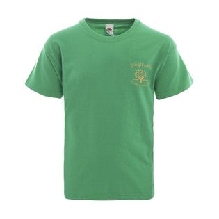 Dinglewell Juniors Green Hse PE T Shirt-KEGR