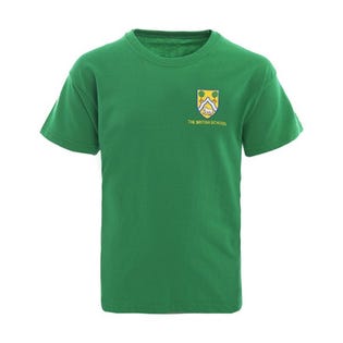 The British School Green Hse PE T Shirt-EM