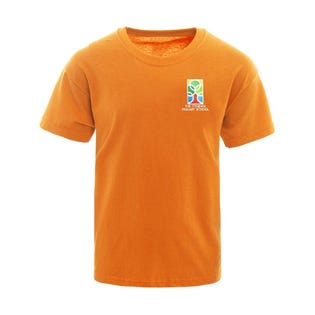 Tynings Primary Orange House PE T Shirt-OR