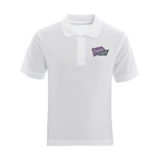 Oasis Academy New Oak White Polo Shirt-WH