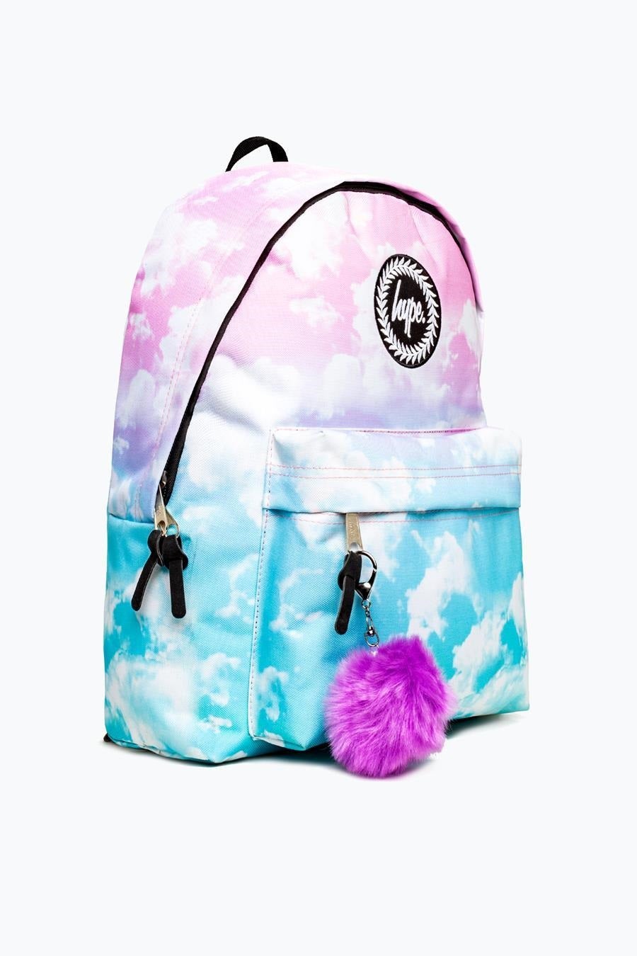 Hype blue space cloud backpack outlet