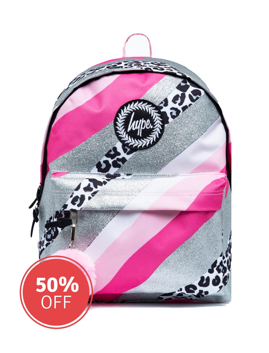 Hype Glitter Leopard Wave Backpack MT