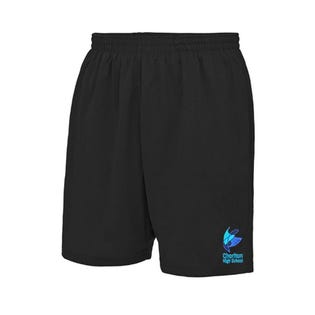 Chorlton High PE Shorts-BK