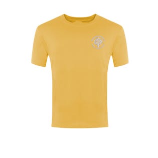 Woodmancote Yellow House T Shirt-YE