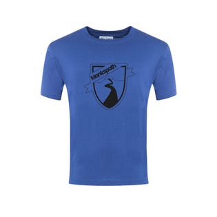 Monkspath Blue House T Shirt-DKRO