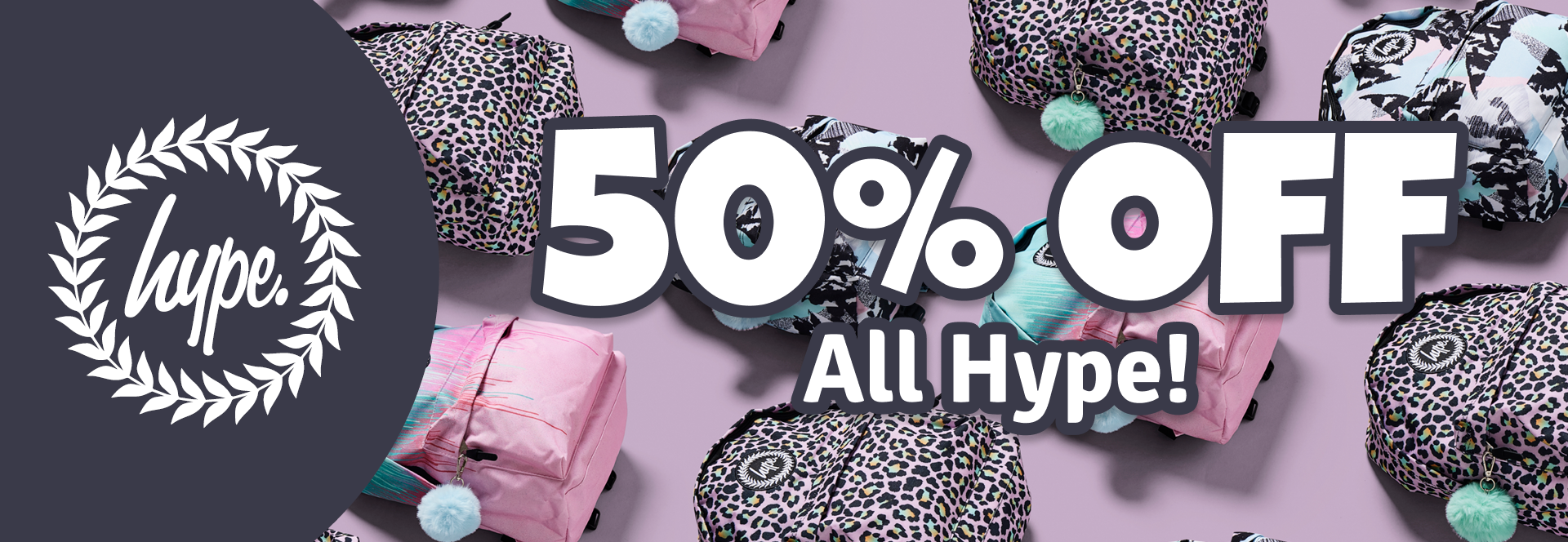 Early-bird back to school savings, Buy 1 get 1 half price on all Hype products  - use code HYPEHP