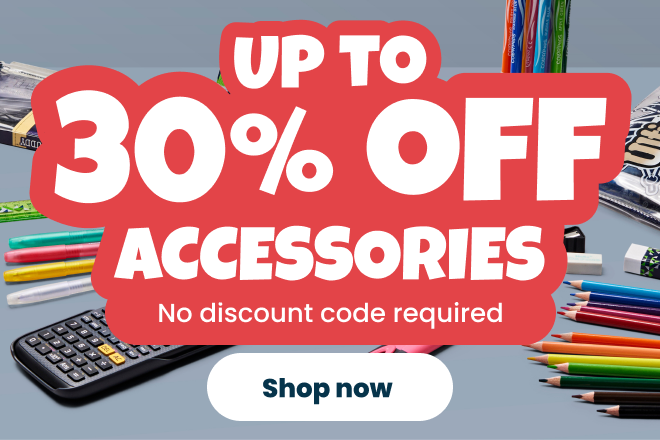 Up to 30% off accessories